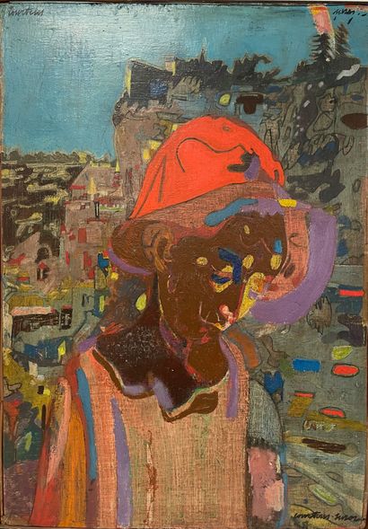 Pierre COURTENS (1921-2004)
Rocamadour.
Oil...