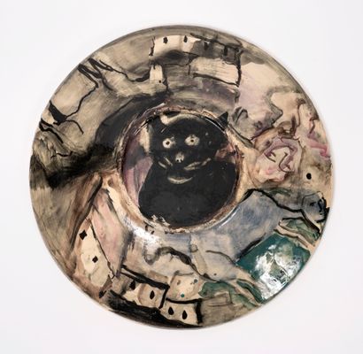 Zvi MILSHTEIN (1934-2020)
Decorative dish.
Ceramic.
Signed...