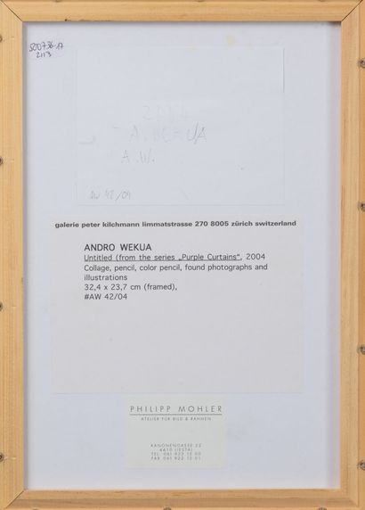 Andro WEKUA (1977)
Untitled, 2004.
Purple...