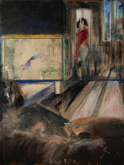 Bernard MARTELLET (1958-2021)
Two women in...