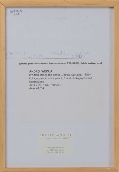 Andro WEKUA (1977)
Untitled, 2004.
Purple...