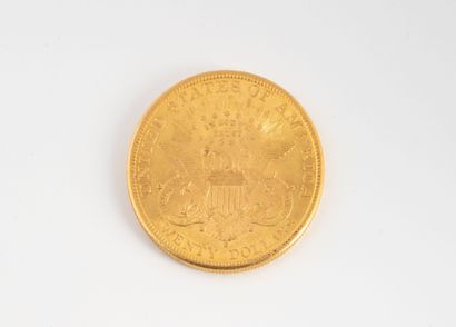 ETATS-UNIS
20-dollar gold coin 1898.
Weight:...