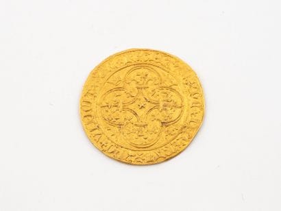 FRANCE
Charles VI ( 1380-1422). 
Gold shield...