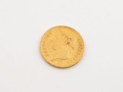 FRANCE
One 20 franc gold coin, 1812, Paris,...