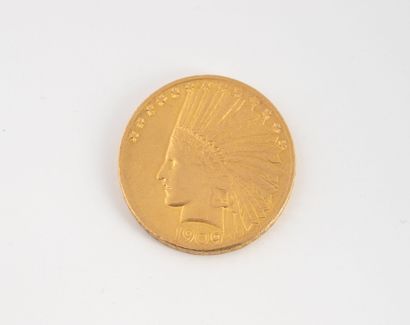 ETATS-UNIS
10-dollar gold coin 1909
Weight:...