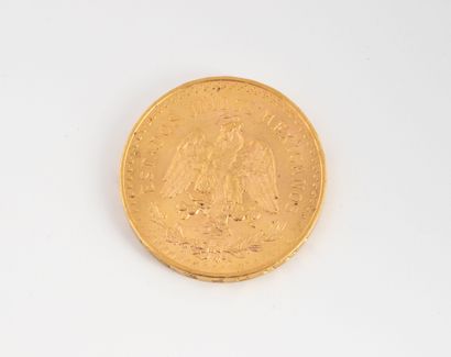 MEXIQUE
50 pesos gold coin.
Weight: 41.6...