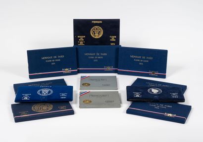 MONNAIE DE PARIS
Lot of 12 