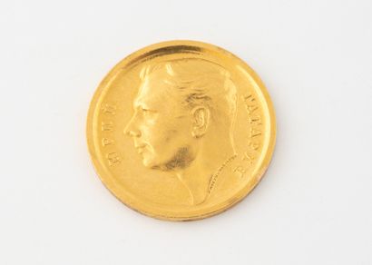 U.R.S.S.
Medal in yellow gold (750) with...