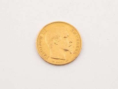 FRANCE
Napoleon III 20 franc gold coin, bare...