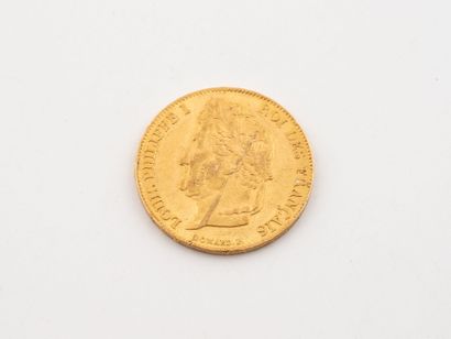 FRANCE
One 20 franc gold coin, 1841, Louis...
