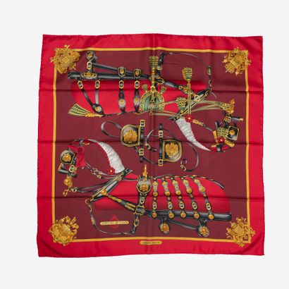 HERMES, Paris
Silk twill square, 