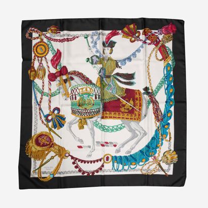 HERMES, Paris
Hermès square in silk twill,...