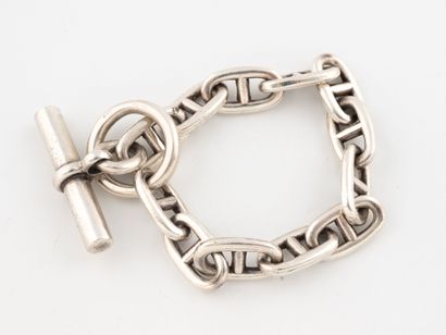 Attribué à HERMES Paris
Bracelet Chaîne d'ancre...