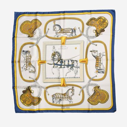HERMES, Paris
Hermès silk twill square, 