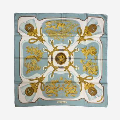 HERMES, Paris
Hermès square in silk twill,...