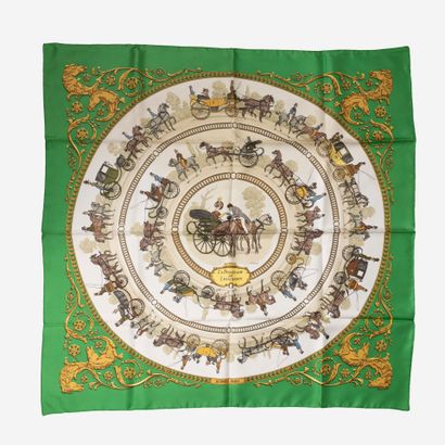 HERMES, Paris
Hermès silk twill square, 