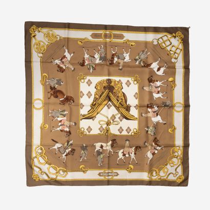 HERMES, Paris
Silk twill square, 