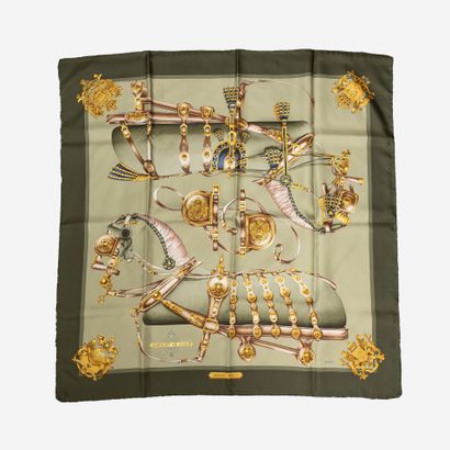 HERMES, Paris
Hermès silk twill square, 