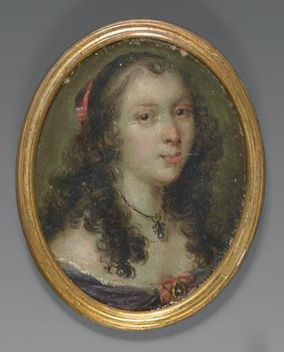 Ecole FLAMANDE du XVIIème siècle
Portrait...