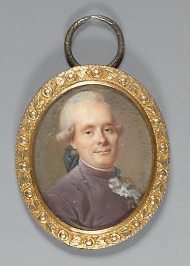École FRANÇAISE de la fin du XVIIIème siècle
Portrait...