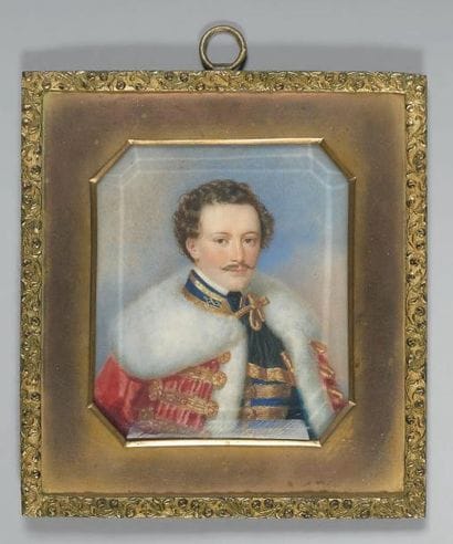 École austro-hongroise, vers 1830
Portrait...