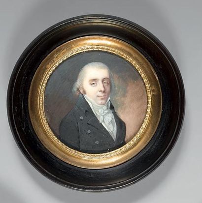 École FRANÇAISE de la fin du XVIIIème siècle
Portrait...