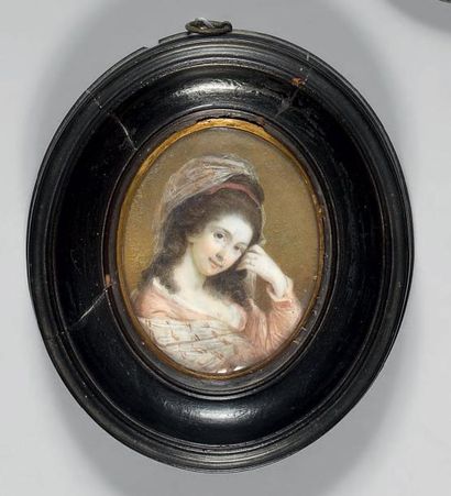 Ecole ANGLAISE de la fin du XVIIIème siècle
Portrait...