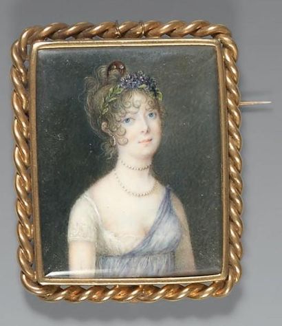 Ecole FRANCAISE du début du XIXème siècle
Portrait...