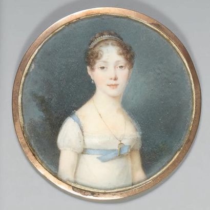 Ecole FRANCAISE du début du XIXème siècle
Portrait...