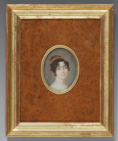 ÉCOLE FRANÇAISE d'époque Empire
Portrait...