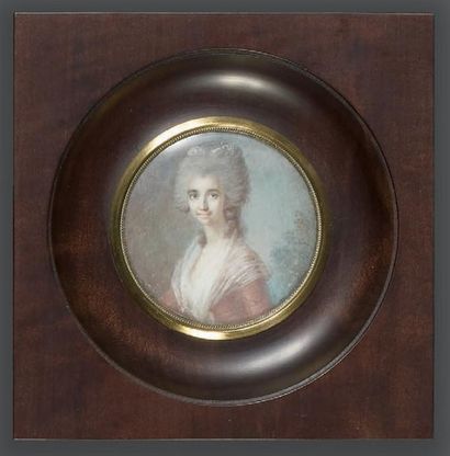 École FRANÇAISE de la fin du XVIIIème siècle
Portrait...