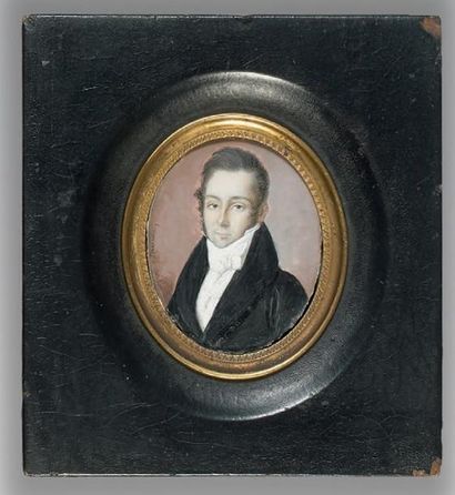 École FRANÇAISE de la fin du XVIIIème siècle
Portrait...