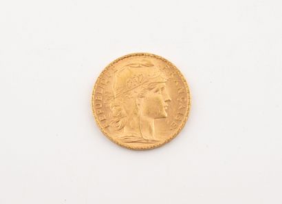 FRANCE
1 French Republic 20-franc gold coin,...