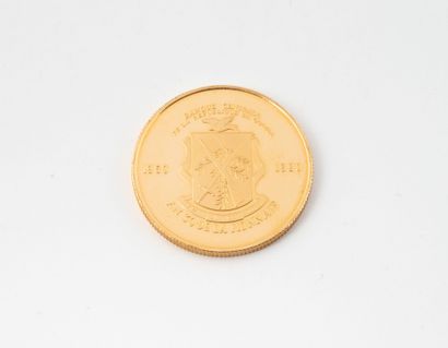 Une pièce de 100.000 francs or Guinéen, 1er...