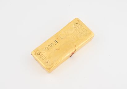 Gold ingot n°91989.
CAPLAIN SAINT-ANDRE foundryman...