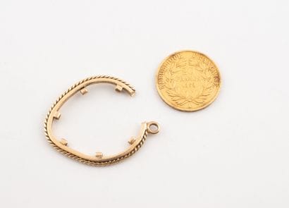 FRANCE,
20 franc yellow gold coin, Napoleon...