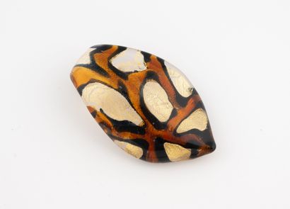 MURANO 
Glass pendant with leopard design...