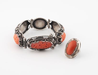 Silver half-set (min. 800) including :
-...