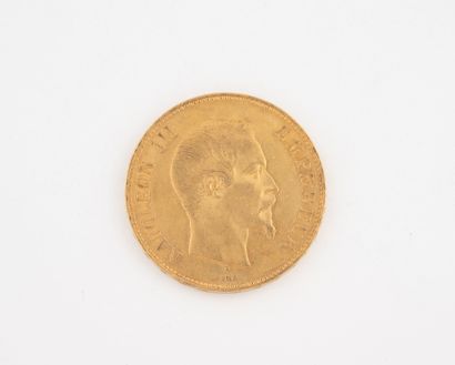 FRANCE
One 100 franc gold coin, 1856.
Weight:...