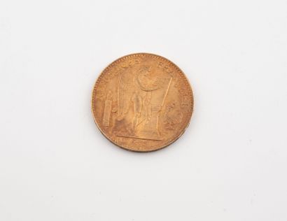 FRANCE
One 100 franc gold coin, 1882
Weight:...