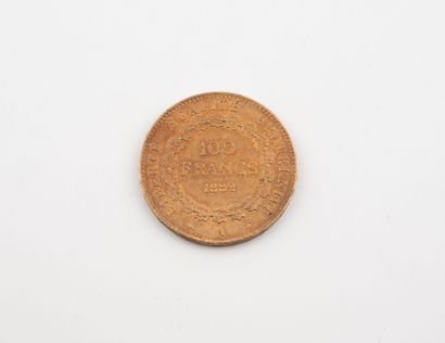 FRANCE
One 100 franc gold coin, 1882
Weight:...