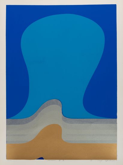 Kenji YOSHIDA (1924-2009)
Revenir, 1974.
Sérigraphie...