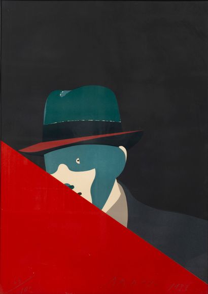 Eduardo ARROYO (1937-2018)
L'homme au chapeau,...