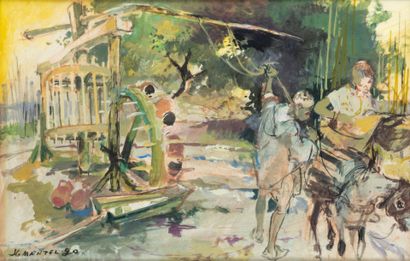 Jean-Gaston MANTEL (1914-1995)
Paysage à...