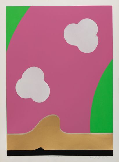 Kenji YOSHIDA (1924-2009)
Naissance, 1974.
Sérigraphie...