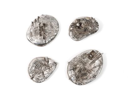 Arnaldo POMODORO (1926)
Ensemble de quatre...