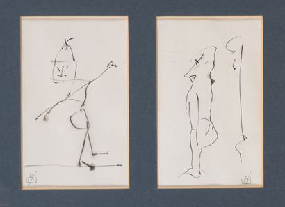 John KINGERLEE (1936)
Personnages.
Deux encres...