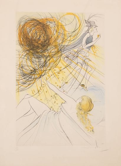 Salvador DALI (1904-1989)
Hommage à Mercure,...