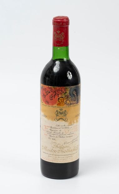 CHÂTEAU MOUTON ROTHSCHILD
1 bouteille, 1970.
GCC1...