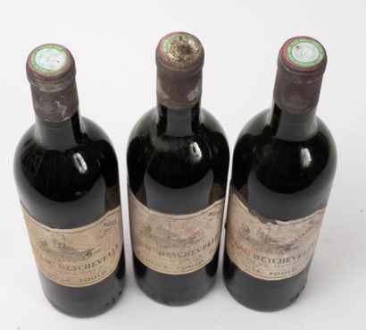 CHÂTEAU BEYCHEVELLE
3 bouteilles, 1957.
GCC4...